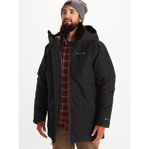 Marmot Oslo Jackets - Mens Parka Black CA9067145 Canada